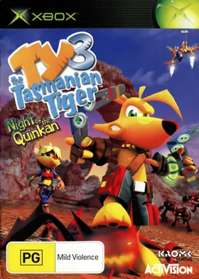 TY The Tasmanian Tiger 3 Night of The Quinkan (USA) box cover front